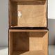 Vintage Chinese rectangular box in woven and lacquered bamboo
