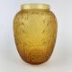 “Biches” crystal vase by Lalique – Amber