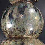 Roger Guerin, monumental trilobed vase, unique piece, 102 cm tall, salt-glazed stoneware