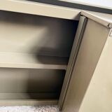 Bureau métal vintage kaki