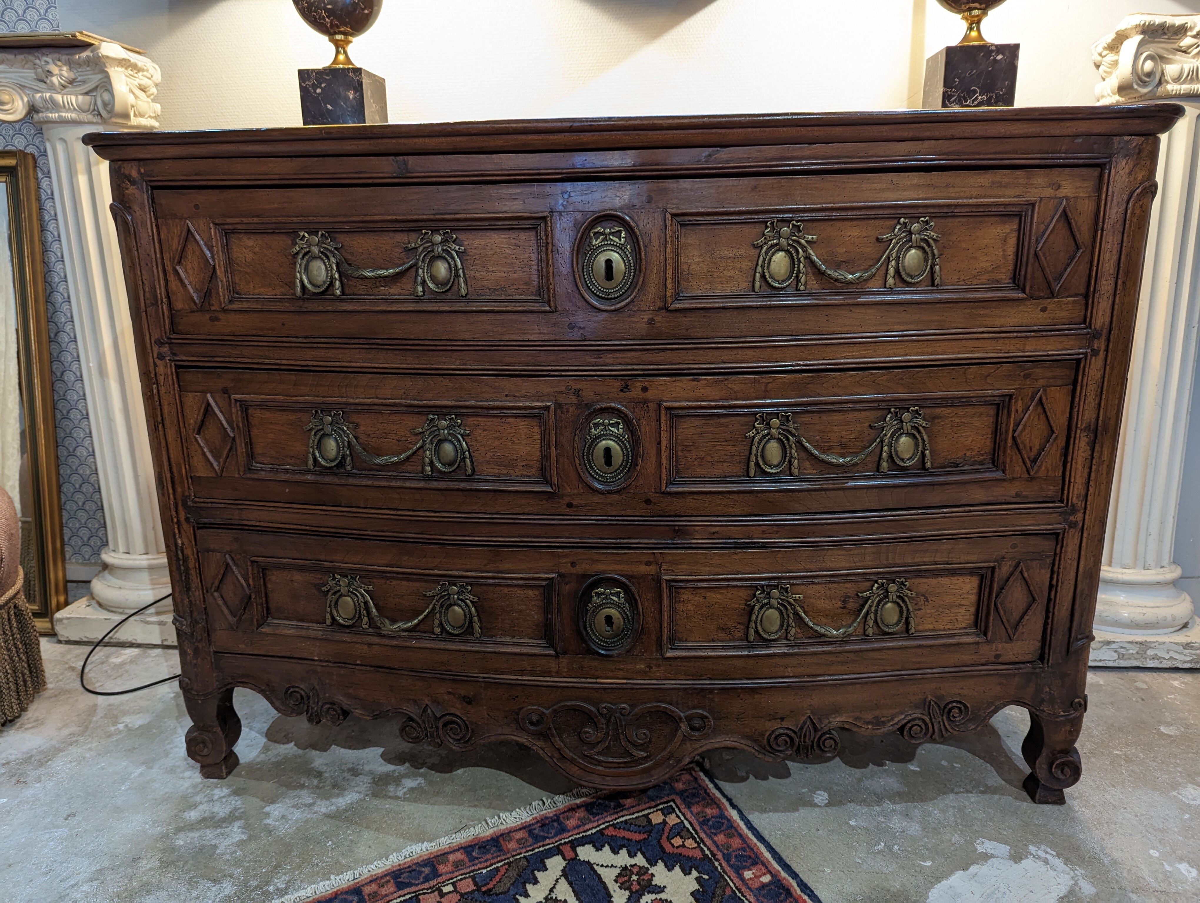 Louis XV period chest of drawers