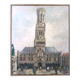 Mid Century Oil Painting of Bruges Oil Painting