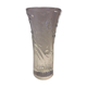 Vase en verre transparent