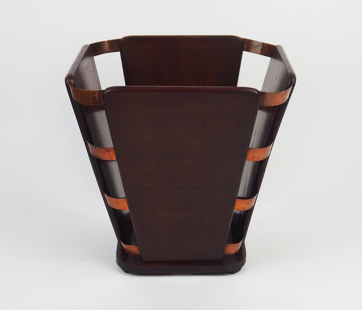 Art Deco wastebasket