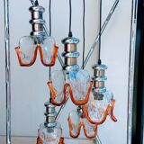 Luminaire italien à cinq suspensions