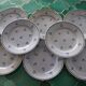 8 old blue floral dessert plates, new earthenware