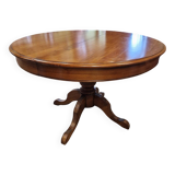 Extendable Round Table in Solid Oak – Classic Style &