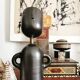 Anthropomorphic ceramic lamp