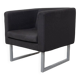 Punta Direction individual sofa from Sokoa in black fabric