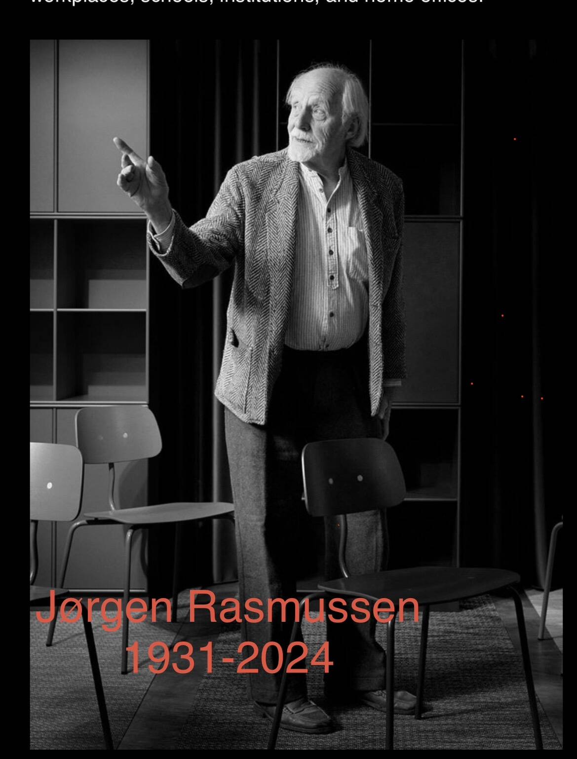 Pair of children's office chairs by Jørgen Rasmussen for Kevi