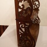 Openwork wall shelf walnut nineteenth