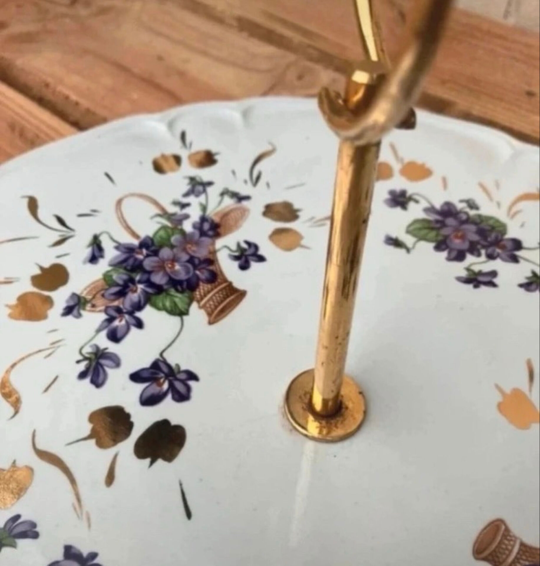 Dessert stand Revolution porcelain manufacture