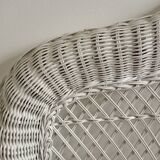 Rattan headboard