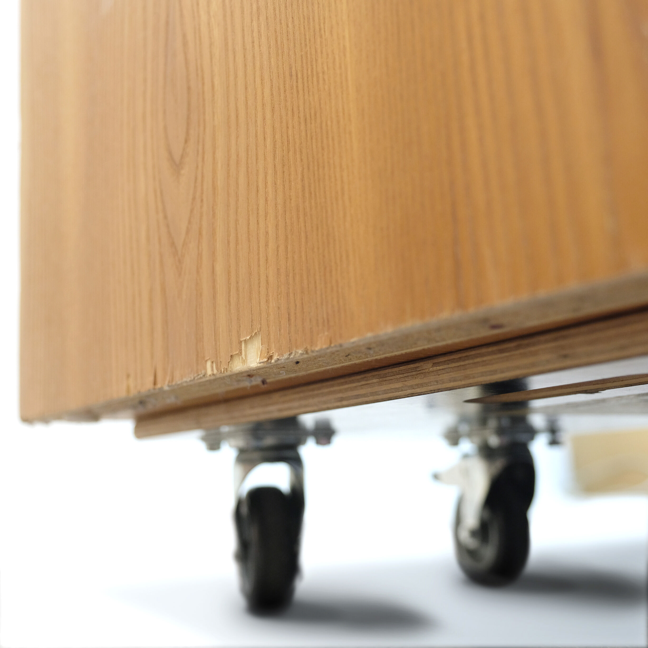 Elm cabinet from the GO series, Pierre Chapo