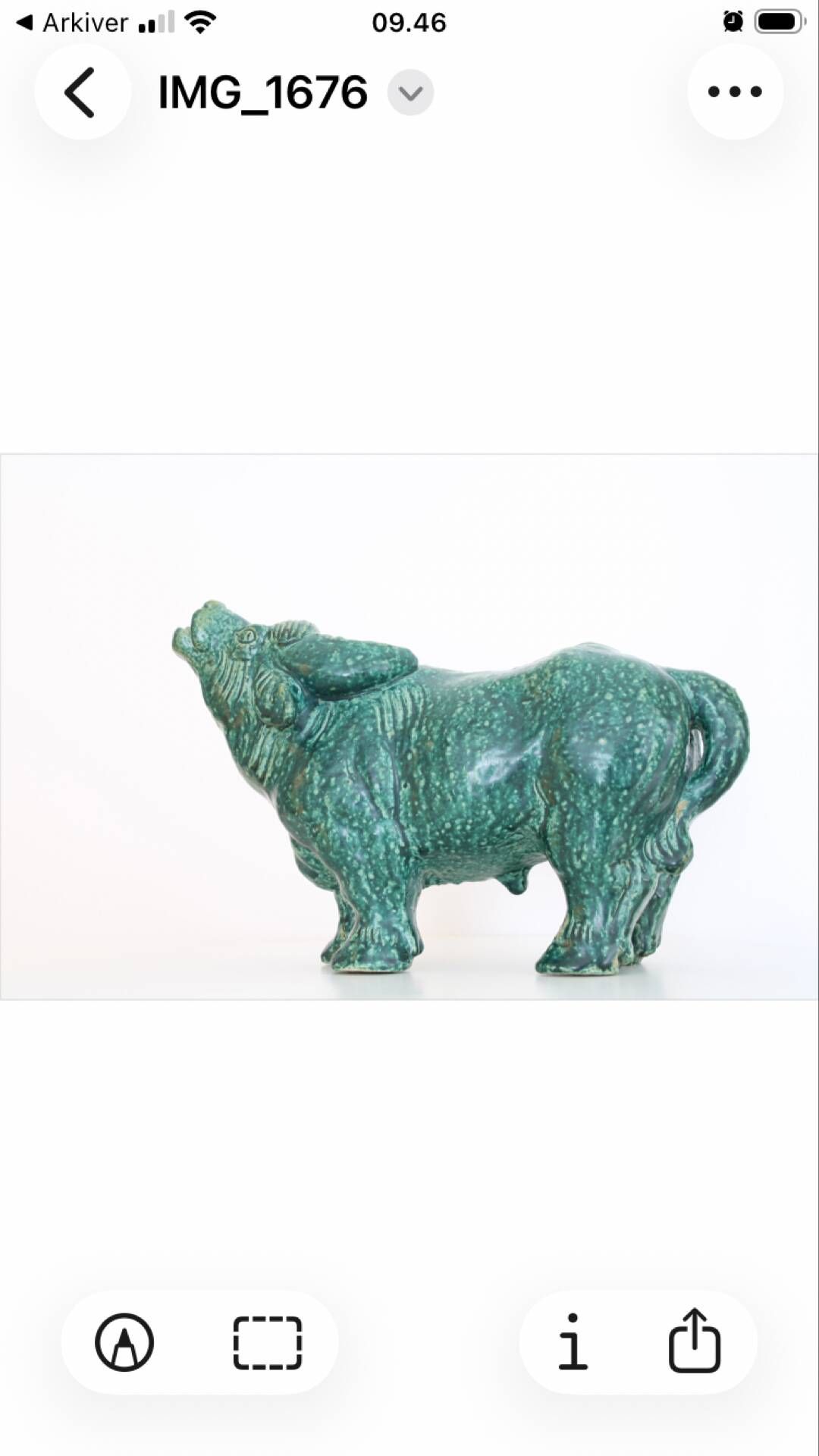One-of-a-kind monumental pair: ultra-rare knud kyhn water buffaloes –