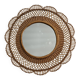 1960s Rattan Mirror France