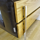 Leather sofa, Forum, Robin Day