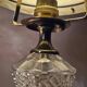 glass and brass lamp 1950 elec ok: 42x17, very good condition