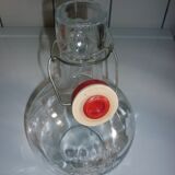 Bottle with handle and mechanical cap