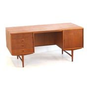 Vintage freestanding danish desk made in the 1960s