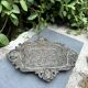 Large bronze Art Nouveau Jugendstil catchall tray