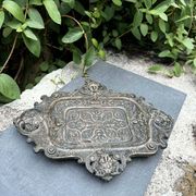 Large bronze Art Nouveau Jugendstil catchall tray