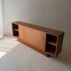 Danish mid-century teak sideboard with sliding doors