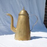 Theiere en laiton vintage