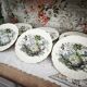 Set of 6 Royal Doulton deep plates in the Kirkwood pattern.