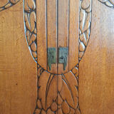 Art Deco buffet, marble trays, antique sideboard, display cabinet.