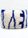 Moroccan Berber cushion cover Azilal with Majorelle blue patterns 50x40cm