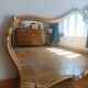 Grand miroir bois doré style Louis XV 166cm