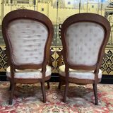 Paire de fauteuils Louis Philippe