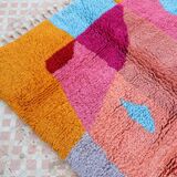 Contemporary high-quality multicoloured Azilal Berber rug - 246 x 153 cm