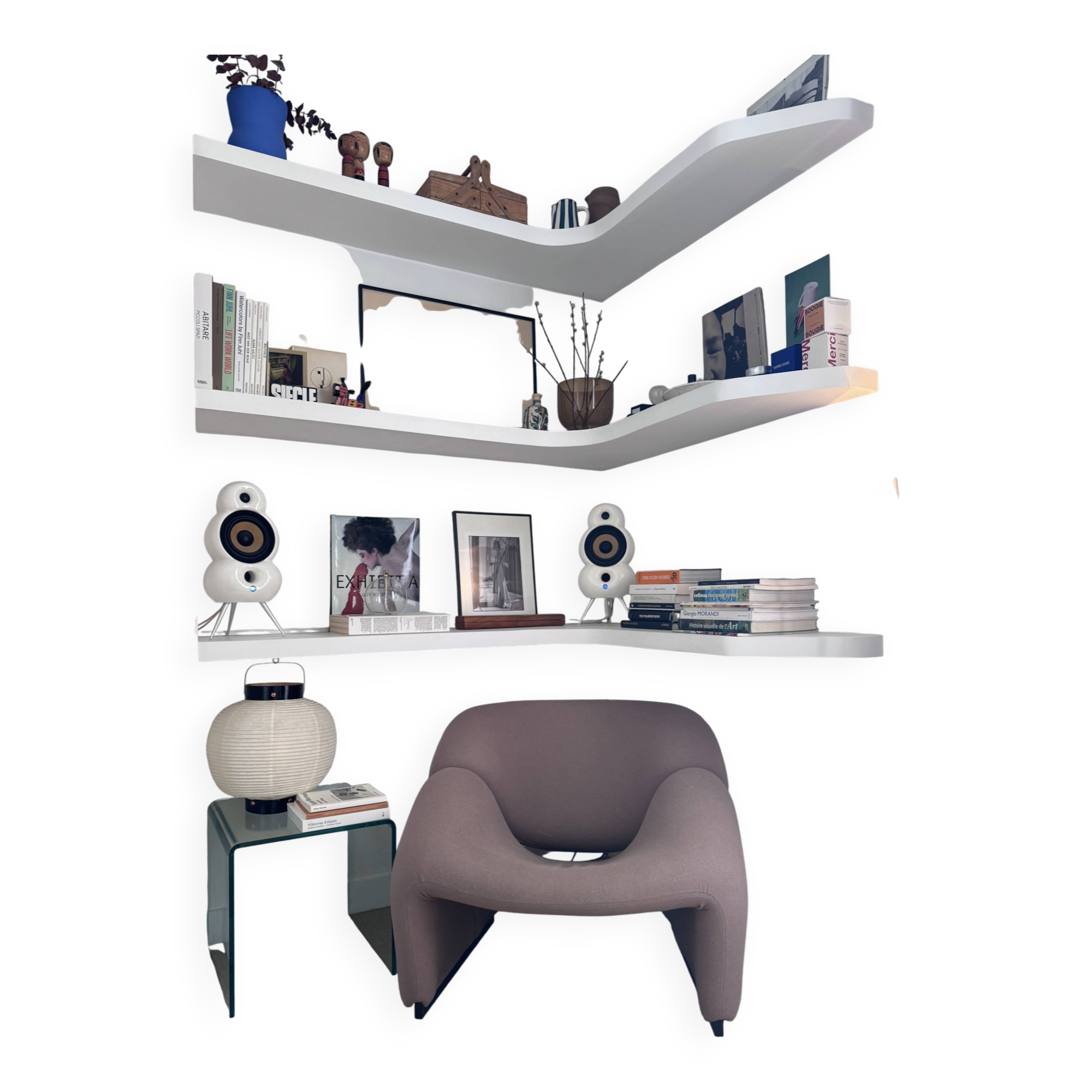 Groovy armchair Paulin