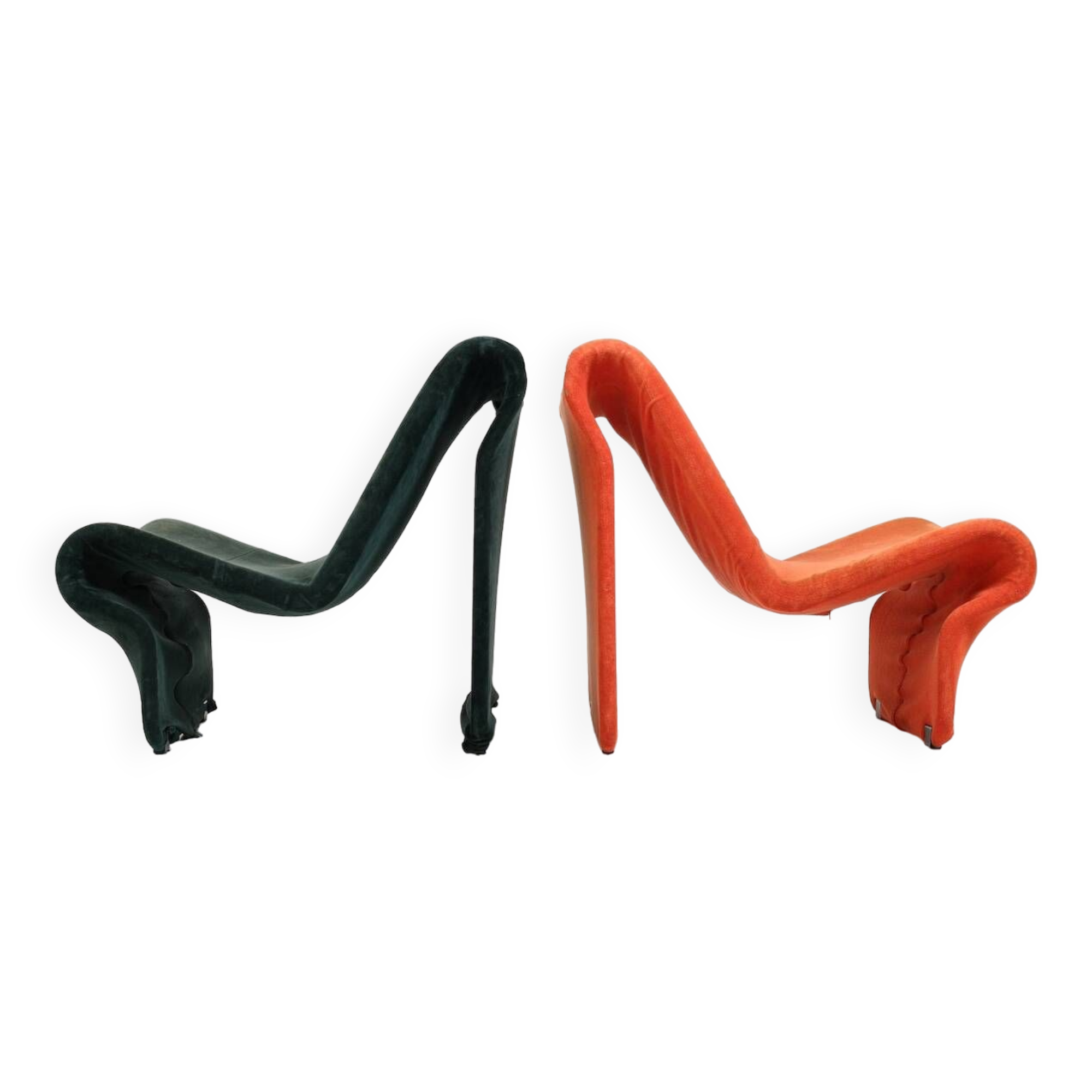 Pair of Easychairs by Jan Dranger and Johan Huldt 1970s