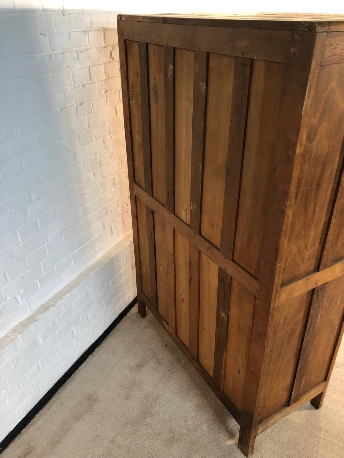 Armoire parisienne en bois des années 60