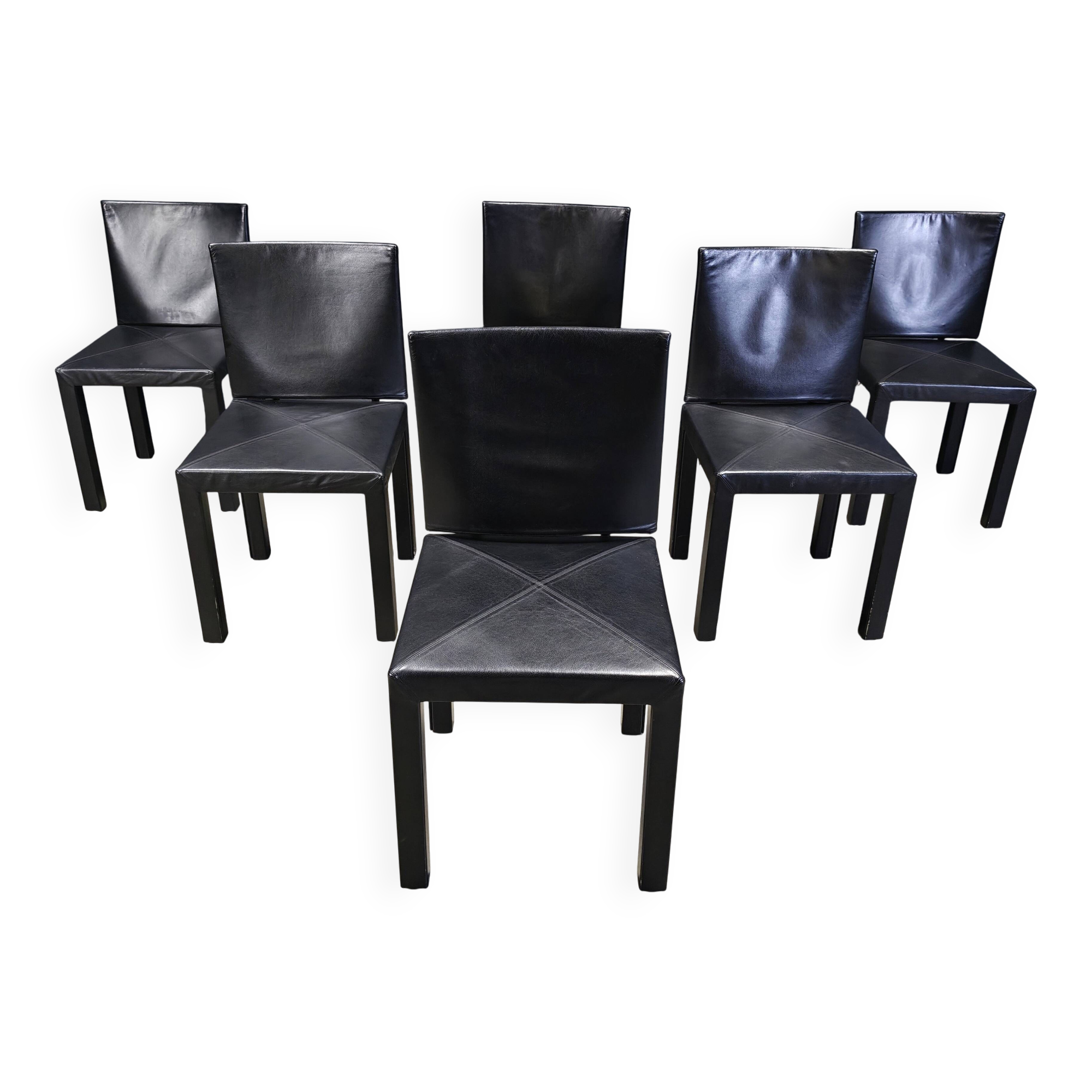 Arcadia dining chairs by Paolo Piva for B&B Italia set of 6