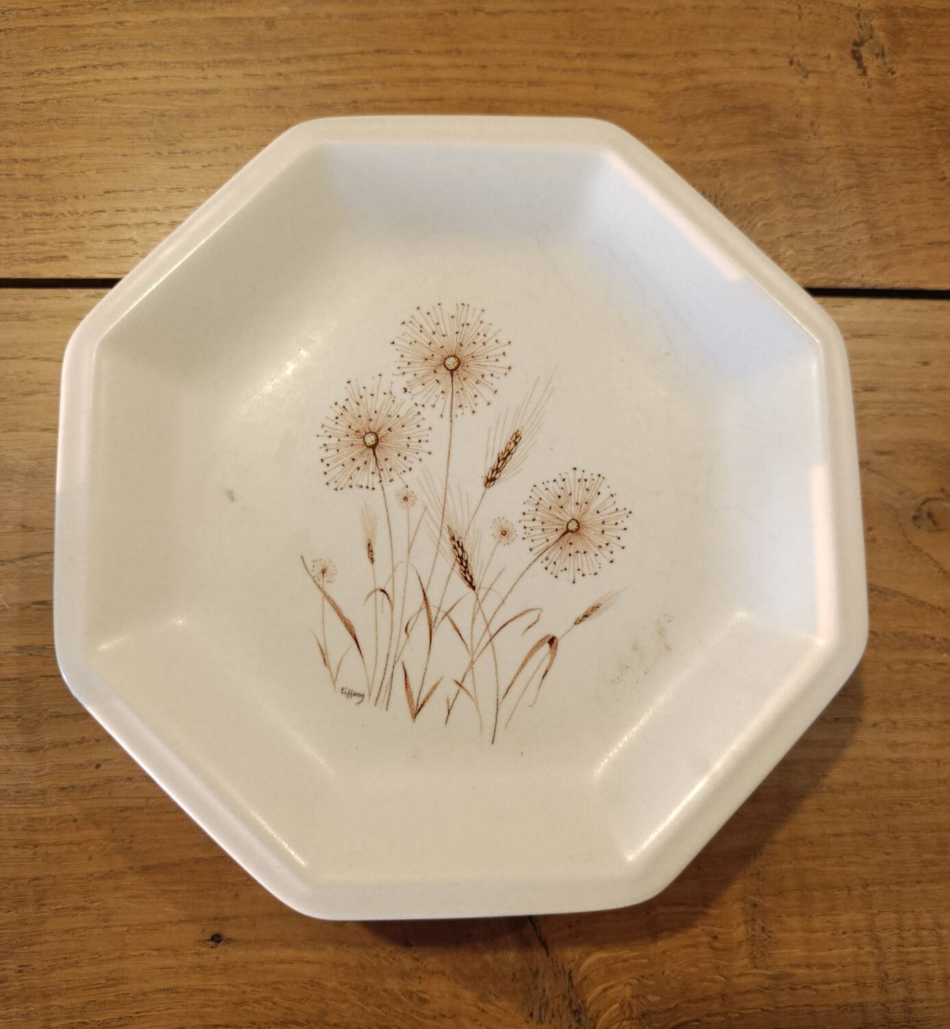 Set of 6 flat plates Tiffany Boutique Italy