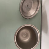 1970s chrome apple-shaped ice bucket