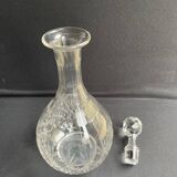 Blown and cut crystal decanter
