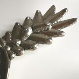 vintage pineapple silver metal trinket bowl