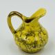 Pichet miniature de collection jaune et or fin
