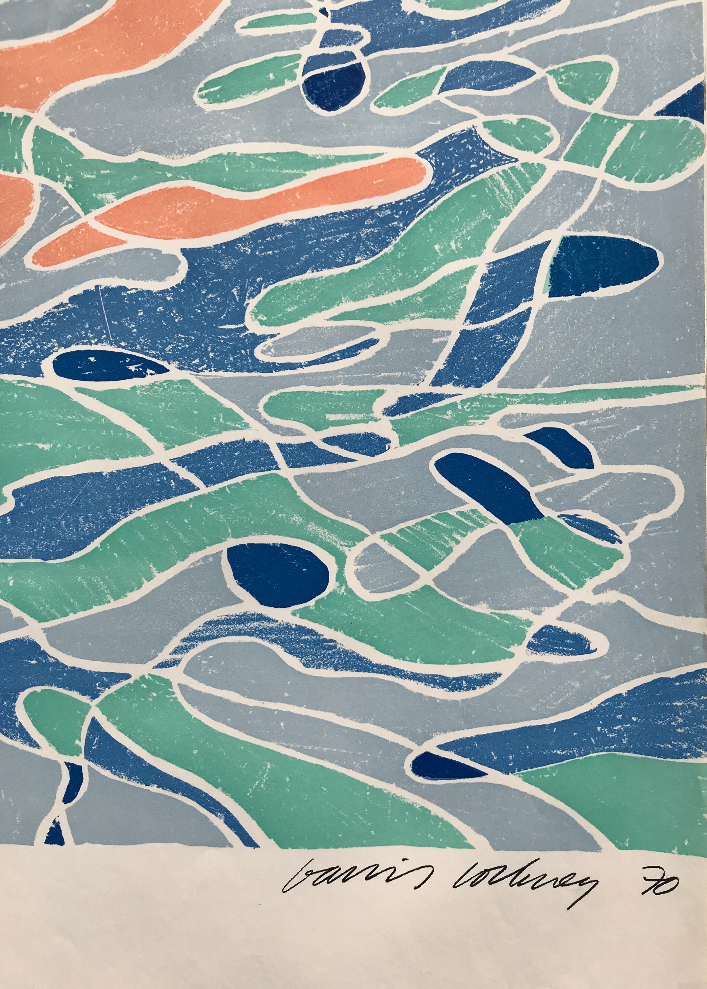 Affiche originale David Hockney (1937) Olympische Spiele München, 1972