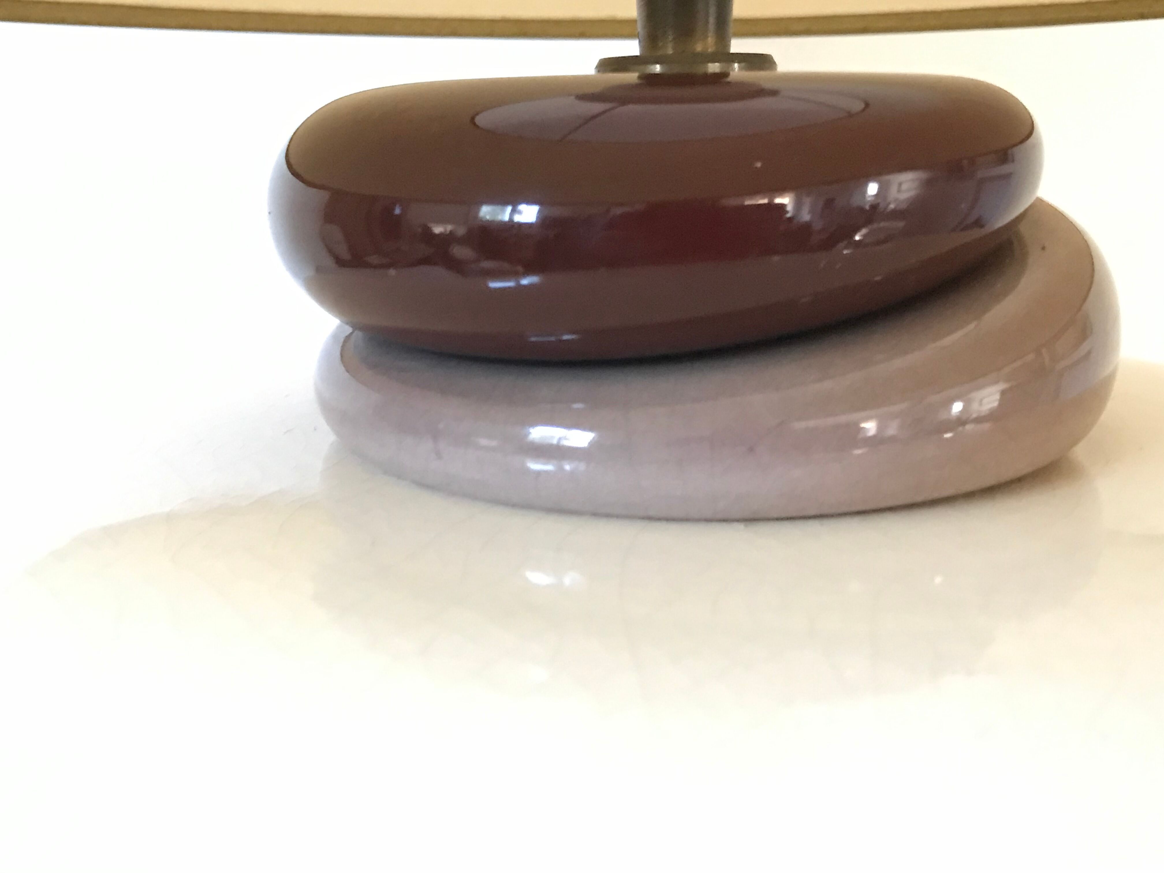 Kostka cracked pebble lamp