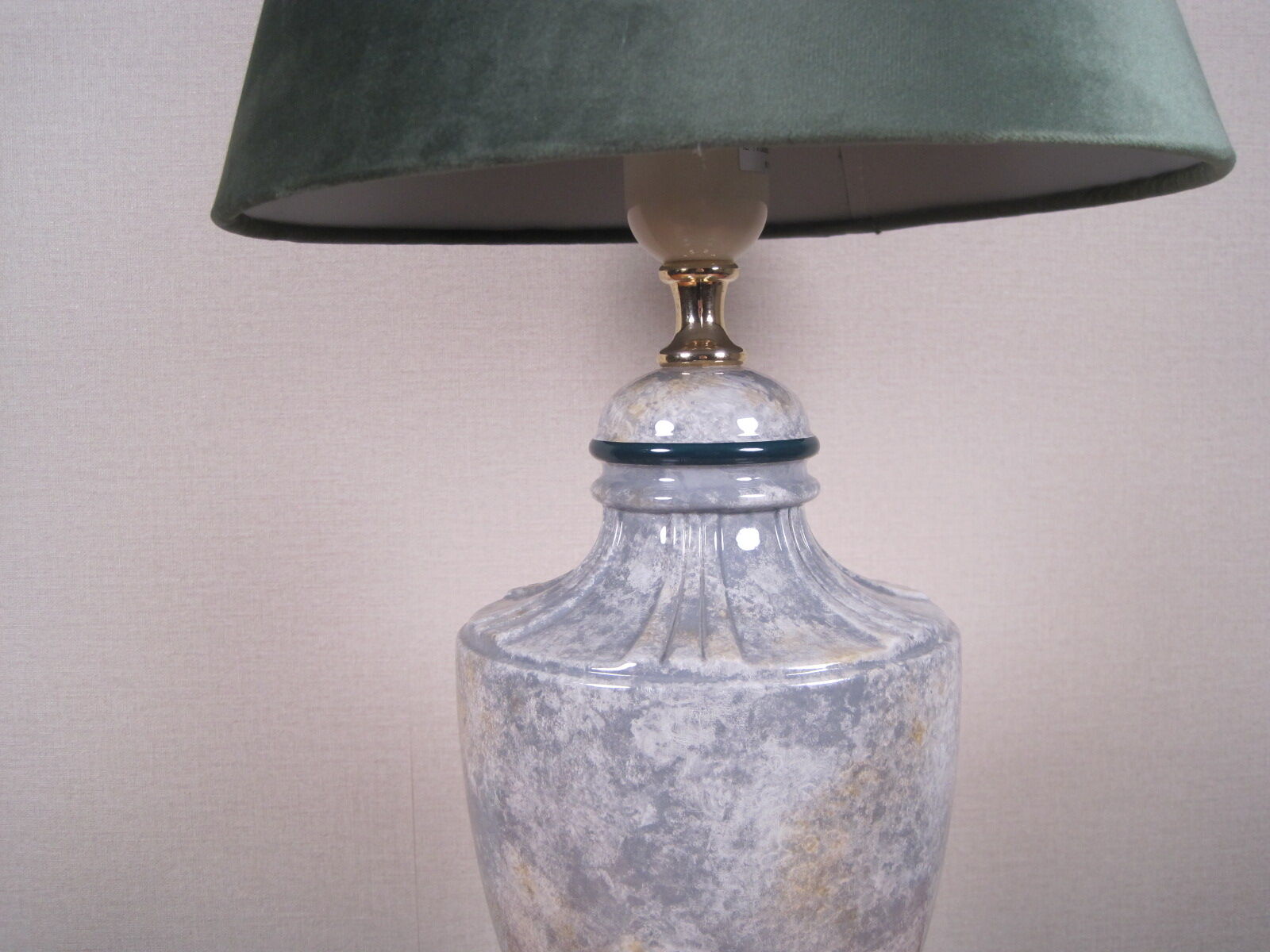 Vintage ceramic lamp brand monteuse robert de schuytener model mayerling