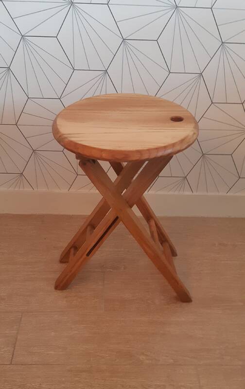 Vintage folding stool.