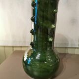 Green ceramic spiked vase Morocco