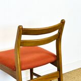 4 Scandinavian teak chairs 1960