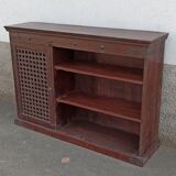 Console sideboard with shelf and mesh door